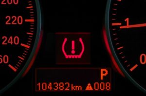 Closeup,Of,Lose,Tire,Pressure,Alert,In,Dashboard,Car,On - Meineke Car Care Center - Kentucky Meineke Care Care | Tire Pressure Monitoring System | Louisville