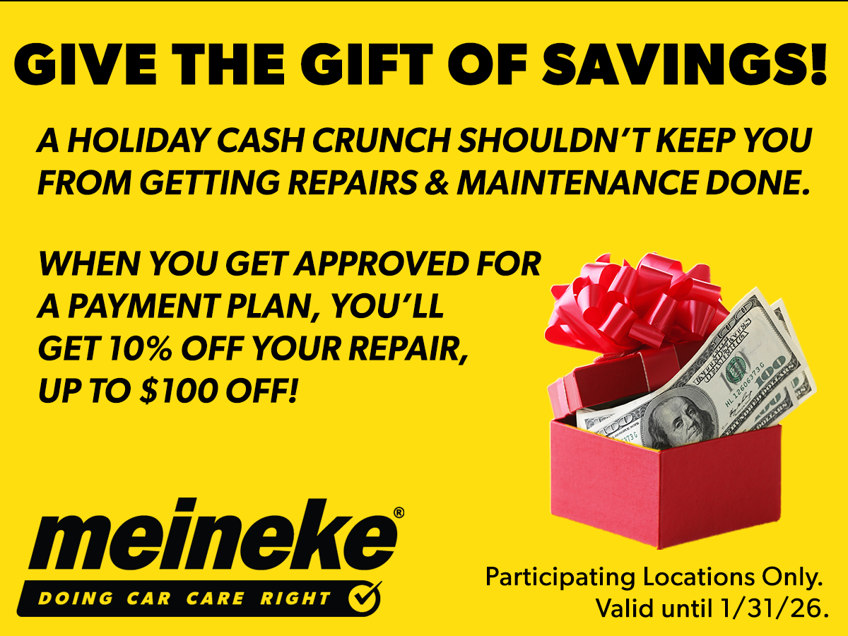 Holiday Savings | Meineke Car Care | Coupon