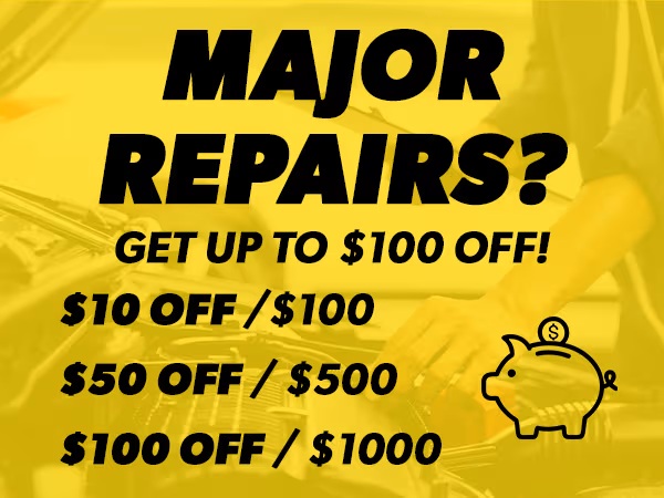 Meineke Car Care | Major Repairs | Coupon